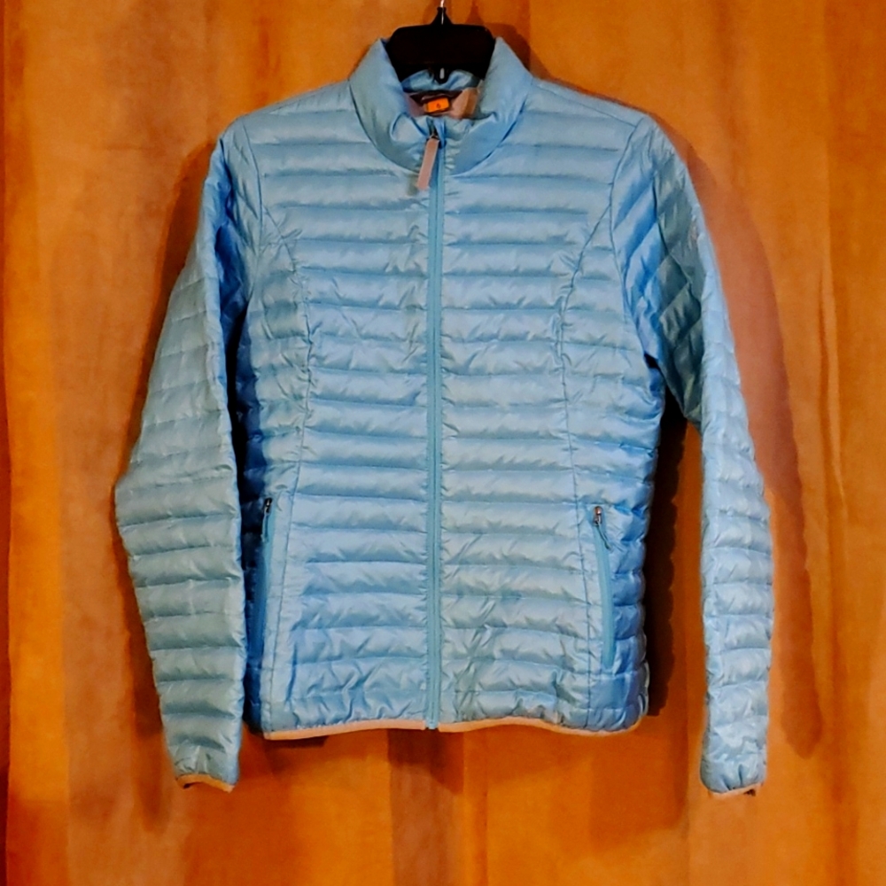 Turquoise Eddie Bauer Travex Down Jacket